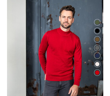 Cappuccino Turtleneck Trui Navaro