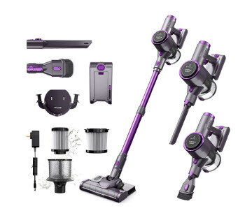 FlinQ V8 stofzuiger met accessoires en kruimeldieffunctie