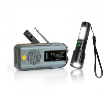 Noodradio® FM Radio met GRATIS Zaklamp
