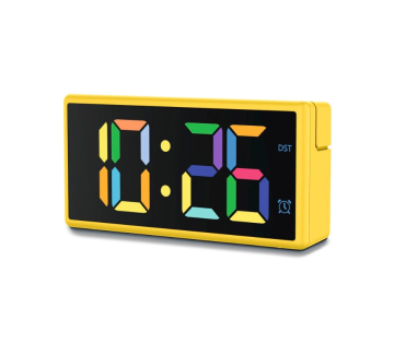 Hama Ibiza Wekker in het geel met multicolor scherm