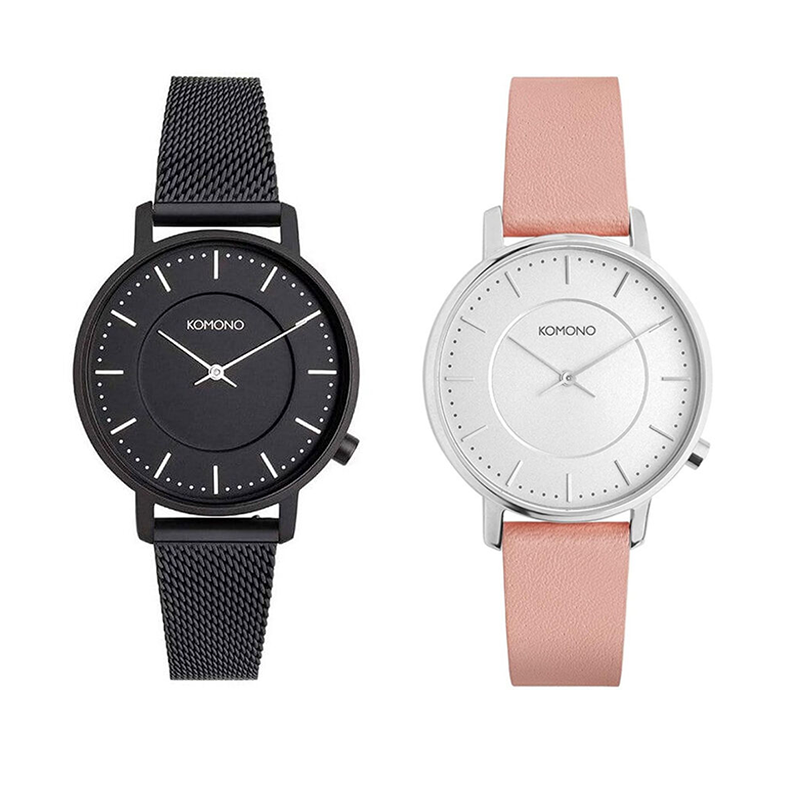 Het Komono Harlow Dameshorloge is verkrijgbaar in 2 verschillende kleuren. 