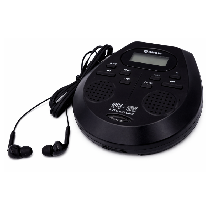 De Denver DMP-395B Discman CD & MP3 Speler