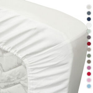 De Ten Cate Katoen Satijnen Hoeslaken zijn verkrijgbaar in 14 verschillende kleuren. 