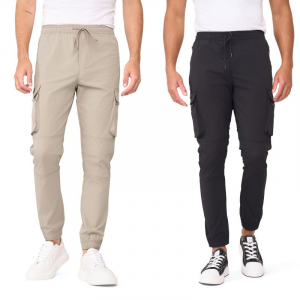 De Solution Heren Cargobroek Buddy is verkrijgbaar in de kleuren kaki en zwart. 
