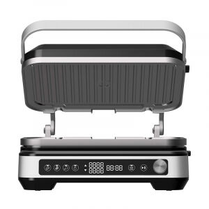 De TurboTronic TT-CG1W Slimme Contactgrill en Wafelmaker. 