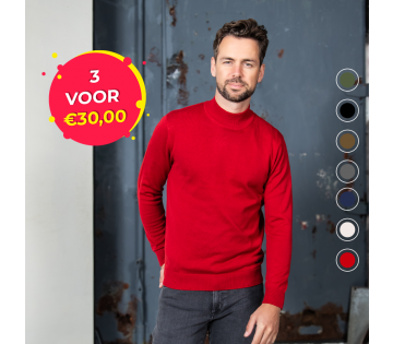 Cappuccino Turtleneck Trui Navaro