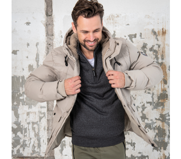 Cappuccino Matteo Fleece Sweatshirt