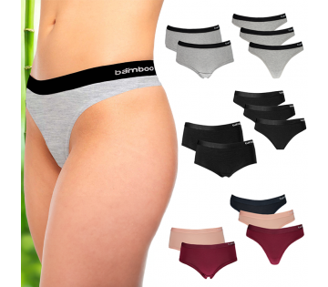 Het 2-Pack Bamboo Elements Dames Ondergoed is verkrijgbaar in meerdere kleuren. Het 2-Pack Bamboo Elements Dames Ondergoed is verkrijgbaar in meerdere kleuren.