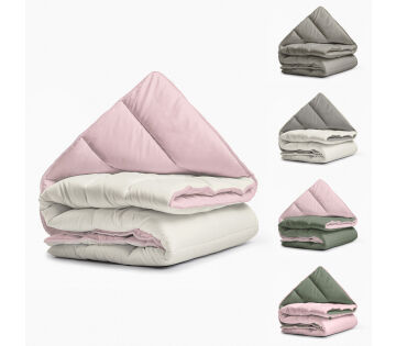 Het Sleeptime Lazy Dekbed is verkrijgbaar in verschillende trendy pastelkleuren. 
