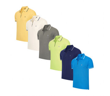 De Cappuccino Zip Polo Torino is verkrijgbaar in 6 verschillende kleuren. 