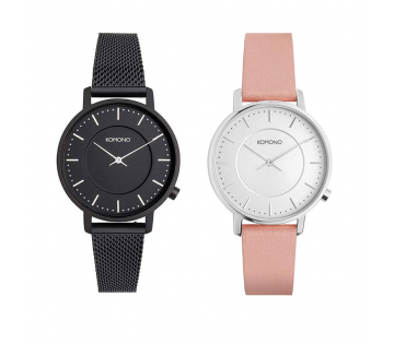 Het Komono Harlow Dameshorloge is verkrijgbaar in 2 verschillende kleuren. 