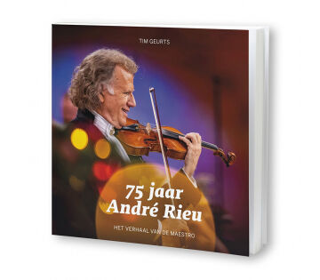 Het boek 75 jaar André Rieu. 