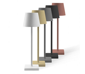 De FlinQ Draadloze LED Tafellamp is verkrijgbaar in 5 kleuren.