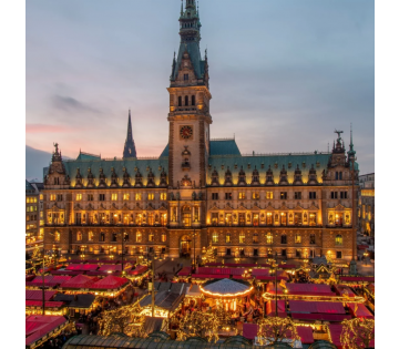 8-daagse kerstmarktencruise naar België, Frankrijk, Verenigd Koninkrijk en Duitsland
