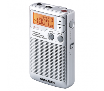 De Sangean DT-250 AM/FM Zakradio. De Sangean DT-250 AM/FM Zakradio.