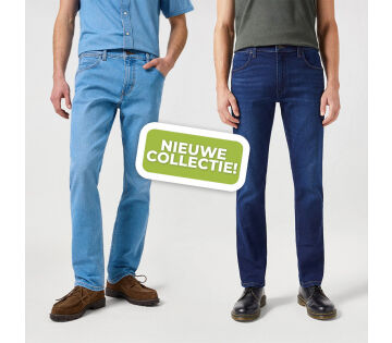 De Wrangler Heren JEans zijn verkrijgbaar in verschillende kleuren en maten.