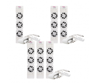 De Ezeefox Radiator Ventilator in mono, duo en trio.