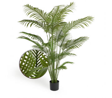 De Lifa Living Palm Kunstplant heeft een levensecht tropisch design. De Lifa Living Palm Kunstplant heeft een levensecht tropisch design.