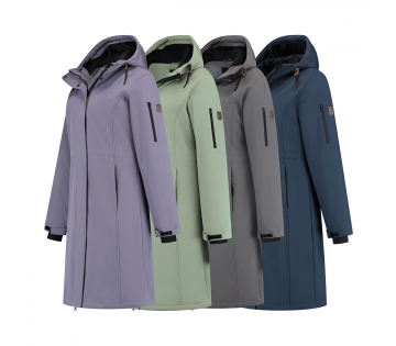Travelin' Softshell Jas Dames Uvana in alle kleuren.