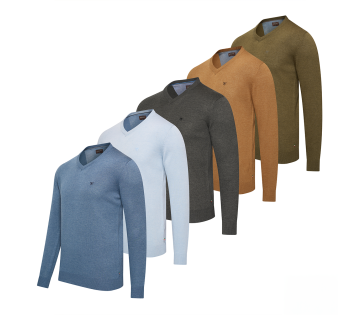 Cappuccino Herentrui Salerno Melange in vijf verschillende kleuren.