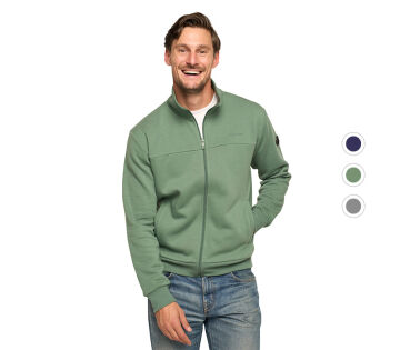 Mario Russo Full Zip Linea heren vest – comfortabele pasvorm met hoge kraag, ritssluiting en subtiel logo op de mouw. Verkrijgbaar in 3 verschillende kleuren. 