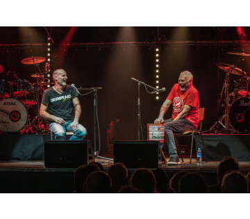 Cesar Zuiderwijk & Sietse Huisman - Drumpraat On Tour in Balk