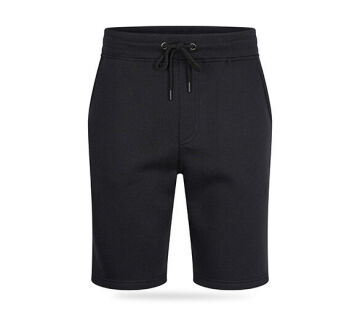 De Cappuccino Fleece Short in de kleur zwart. 