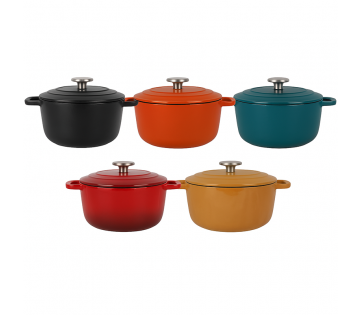 De Cosy&Trendy Fontestic Gietijzeren Braadpan is verkrijgbaar in 5 kleuren. De Cosy&Trendy Fontestic Gietijzeren Braadpan is verkrijgbaar in 5 kleuren.