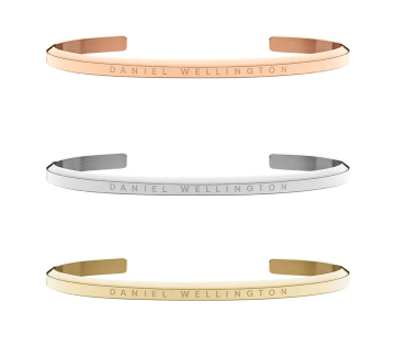 Daniel Wellington Armband in rosegoud, zilver en goud.