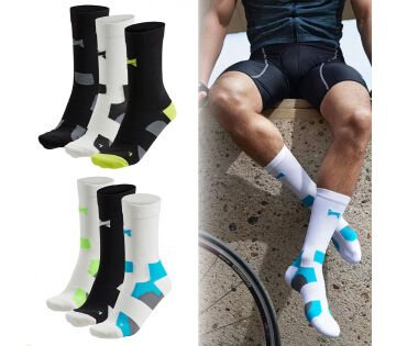 De Comfort Essential Fietssokken zijn verkrijgbaar in zwart/mix en wit mix. De Comfort Essential Fietssokken zijn verkrijgbaar in zwart/mix en wit mix.