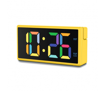 Hama Ibiza Wekker in het geel met multicolor scherm