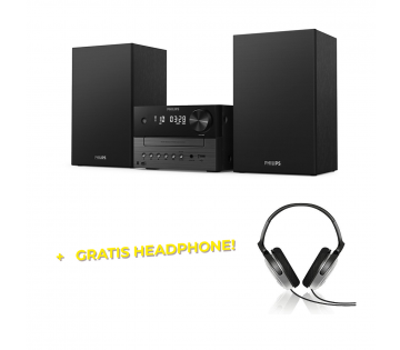 Philips TAM3505M2/10 DAB+ Microsysteem incl. GRATIS TV-hoofdtelefoon. Philips TAM3505M2/10 DAB+ Microsysteem incl. GRATIS TV-hoofdtelefoon.