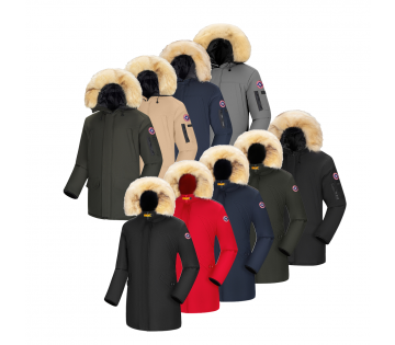Dames en heren Subprime parkas in alle kleuren opties