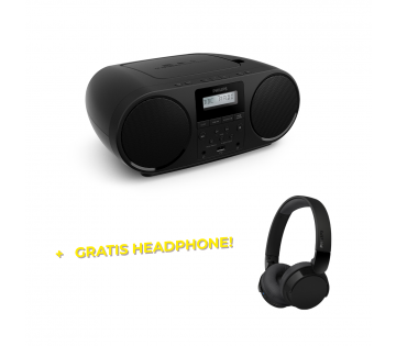 De Philips TAZ6000/00 DAB+ Radio.