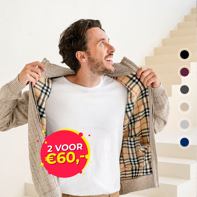 Het Cappuccino Herenvest Monza is een stijlvol vest, welke gevoerd is met een warme fleece stof. 