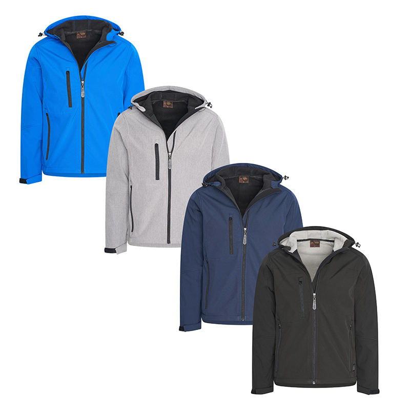 De Cappuccino Softshell Hoody is verkrijgbaar in 4 verschillende kleuren. De Cappuccino Softshell Hoody is verkrijgbaar in 4 verschillende kleuren.