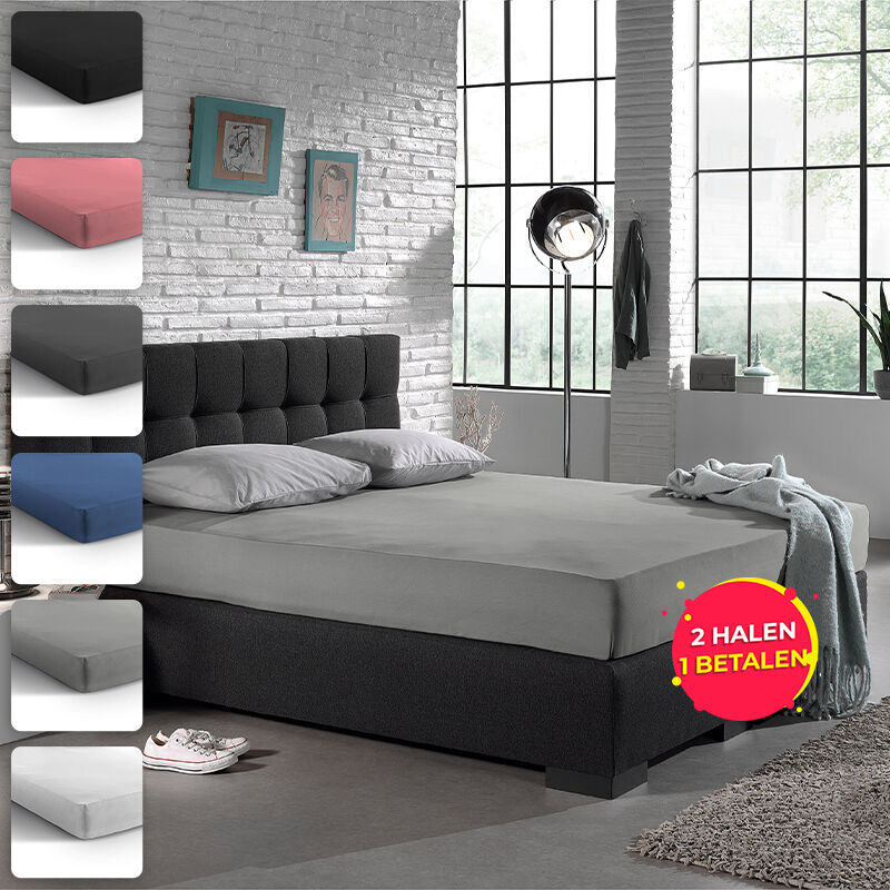 Het Dreamhouse Single Jersey Hoeslaken is gemaakt van zachte stof en is verkrijgbaar in verschillende kleuren. Het Dreamhouse Single Jersey Hoeslaken is gemaakt van zachte stof en is verkrijgbaar in verschillende kleuren.