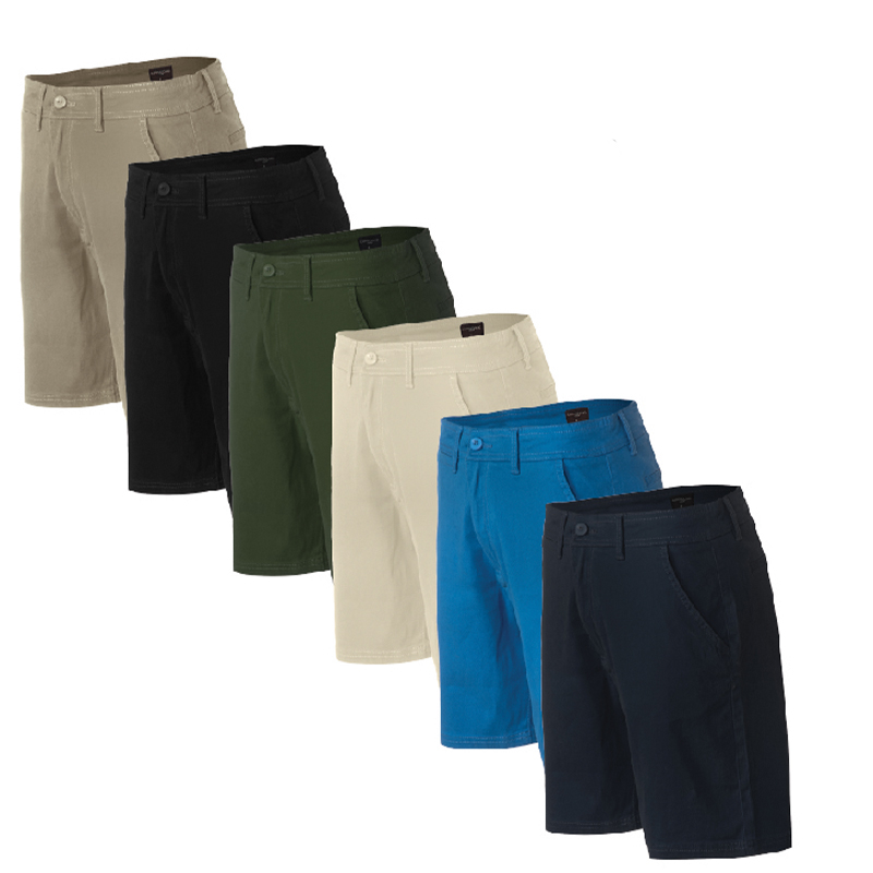 De Cappuccino Chino Shorts zijn verkrijgbaar in 6 verschillende kleuren. 