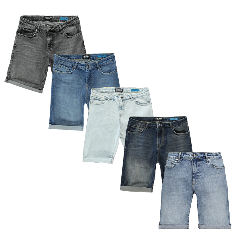 De Cars Jeans Short Heston is verkrijgbaar in 5 kleuren.