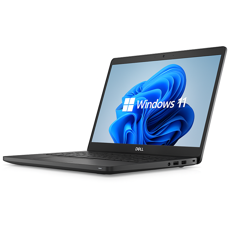 Refurbished Dell Latitude 5400 van de voorkant. Refurbished Dell Latitude 5400 van de voorkant.