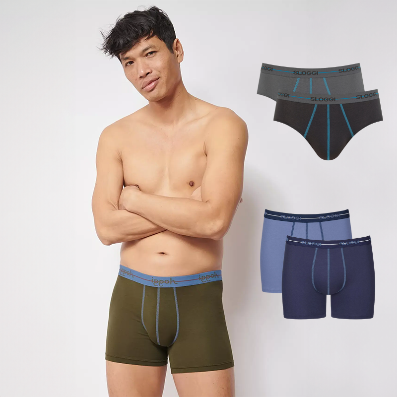 sloggi boxers met model. sloggi boxers met model.