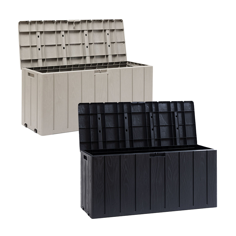 De Toomax Weersbestendige Opbergbox Bravo 270L is verkrijgbaar in 2 kleuren. De Toomax Weersbestendige Opbergbox Bravo 270L is verkrijgbaar in 2 kleuren.