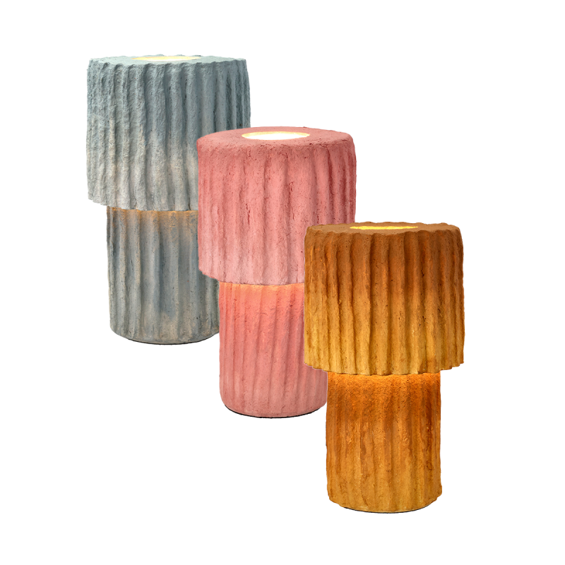 Villa Collection Papier-maché Tafellamp.