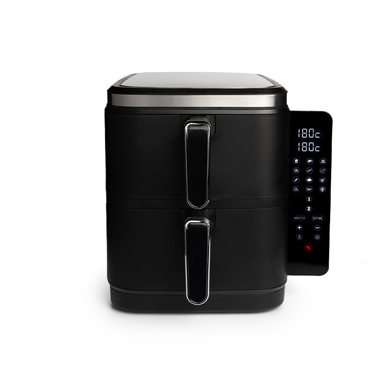 De Nexxt Double Stacked Airfryer biedt een revolutionaire manier van koken met zijn dubbele capaciteit en veelzijdige functies. De Nexxt Double Stacked Airfryer biedt een revolutionaire manier van koken met zijn dubbele capaciteit en veelzijdige functies.