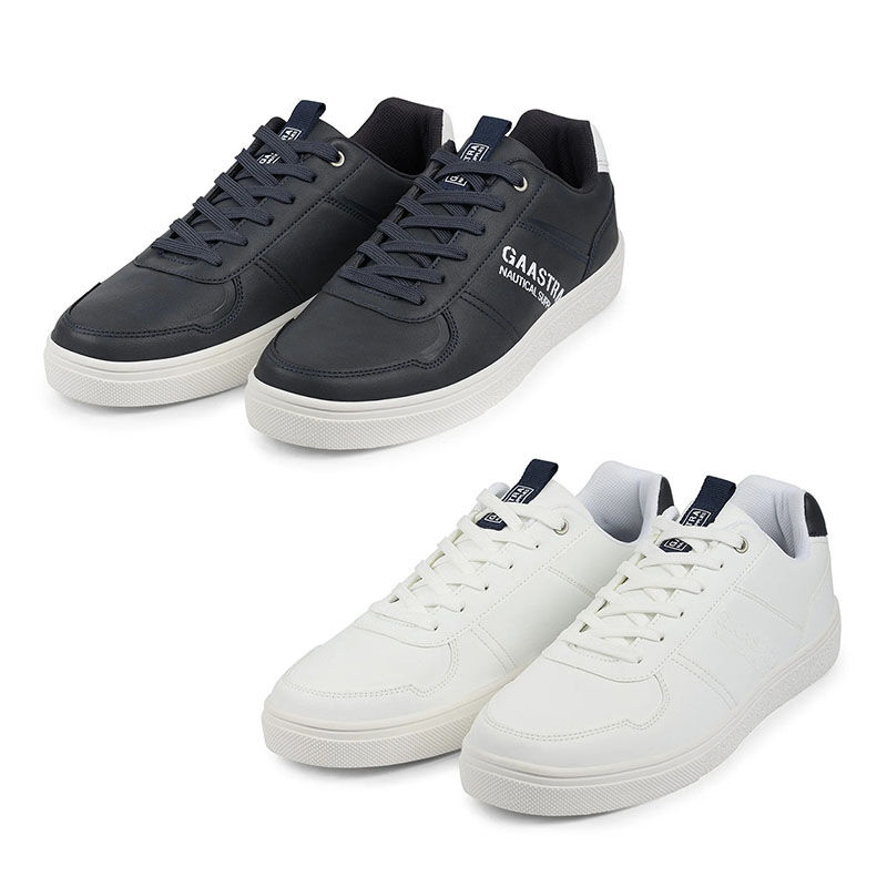 De Gaastra Heren Sneakers Alex zijn verkrijgbaar in marineblauw en wit. De Gaastra Heren Sneakers Alex zijn verkrijgbaar in marineblauw en wit.