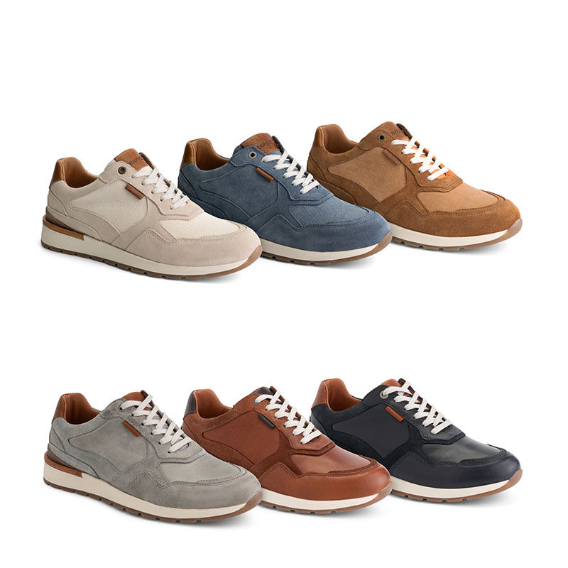 De Travelin' Herensneaker Newberry of Northam zijn verkrijgbaar in verschillende kleuren en maten.
De Travelin' Herensneaker Newberry of Northam zijn verkrijgbaar in verschillende kleuren en maten.