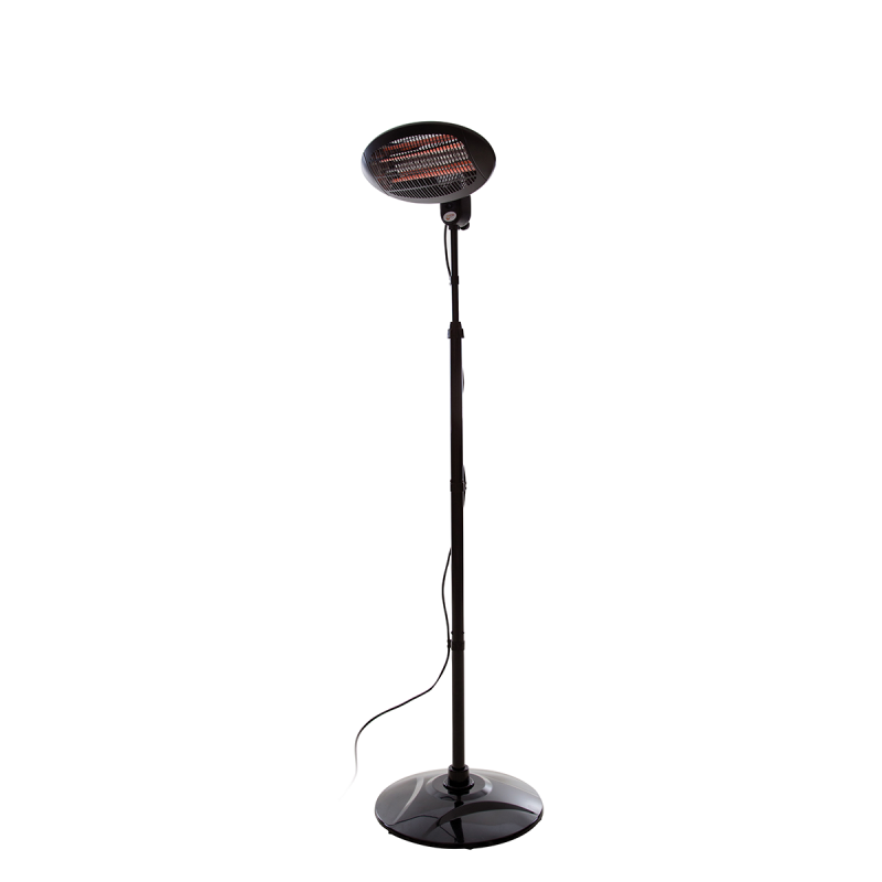 Sunred Staande Terrasverwarmer Elektra Quartz 2000 Watt in vol formaat. Sunred Staande Terrasverwarmer Elektra Quartz 2000 Watt in vol formaat.