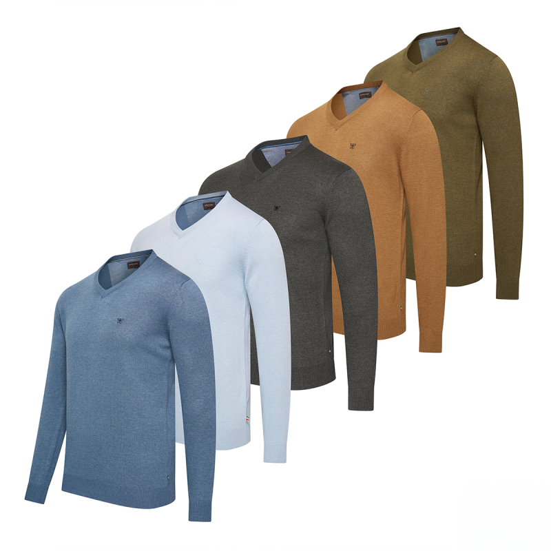 Cappuccino Herentrui Salerno Melange in vijf verschillende kleuren.