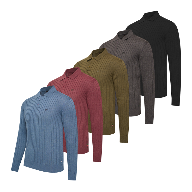 De Cappuccino Polotrui met Lange Mouwen Massa is verkrijgbaar in 5 kleuren