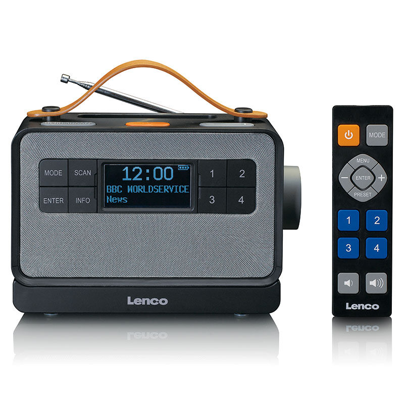 Lenco PDR-065BK DAB+ radio met groot display en afstandsbediening – eenvoudige bediening met grote knoppen. Lenco PDR-065BK DAB+ radio met groot display en afstandsbediening – eenvoudige bediening met grote knoppen.